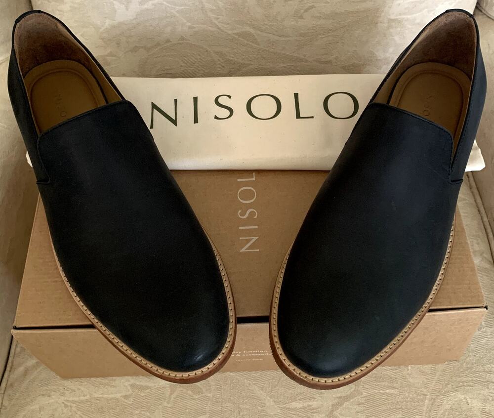 Men's Leather Loafer Water Resistant Upper Nisolo Rio Slip On Size 9.5 NWT